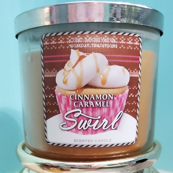 Cinnamon Caramel Swirl Candle by Bath and Body Works - Picture 2 of 6